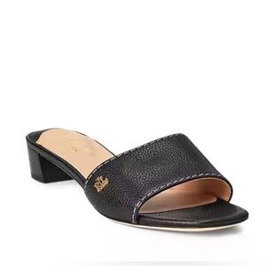 NEW Ralph Lauren Fay Tumbled Leather Sandals
